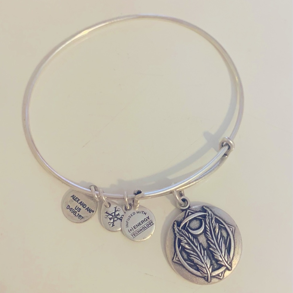 Alex and Ani Godspeed bracelet-Silver